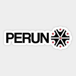 Perun - Slavic God of thunders Sticker